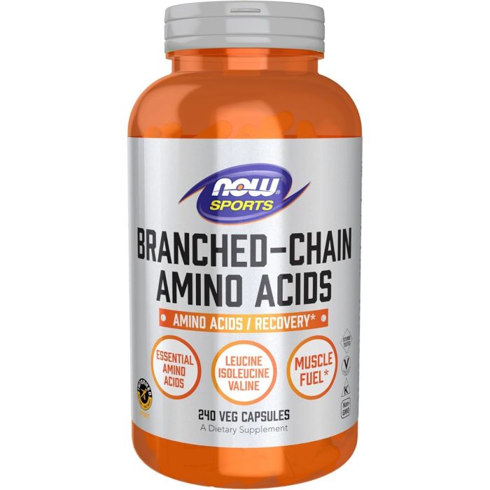 BCAA veggie capsules for muscle recovery and fitness support